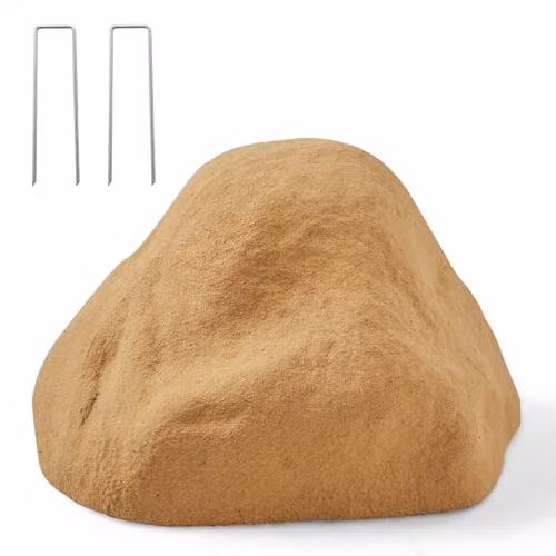 Roca artificial decorativa VEVOR para jardín con aspecto de piedra realista, color arena, An/P/Al: 41,3 x 39,5 x 25,5 cm