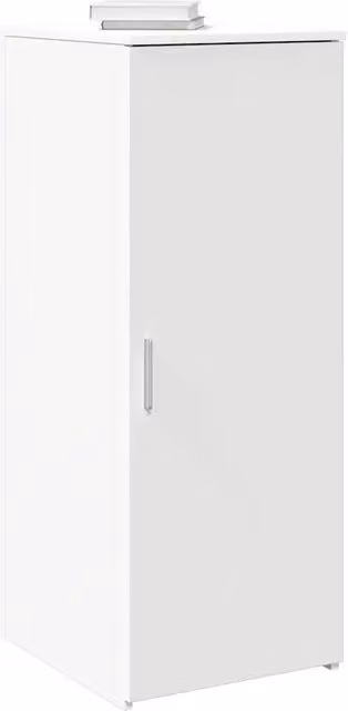 Armario de almacenamiento Rio de diseño moderno para oficina y hogar en color blanco An/P/Al: 40 x 45 x 103,5 cm