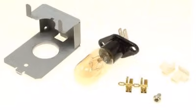 Lámpara de cristal transparente T25 de 25W para microondas Brandt AS0068344