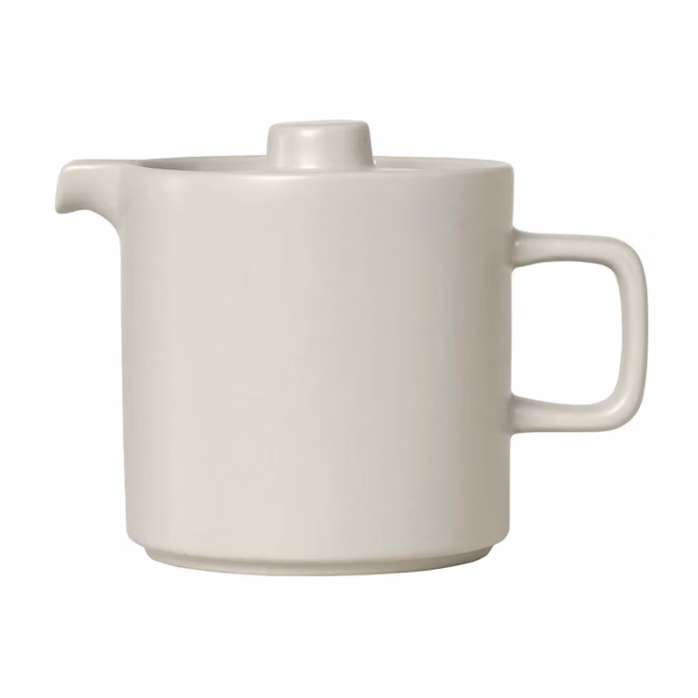 Tetera de cerámica Blomus Pilar de 1 l en color Moonbeam