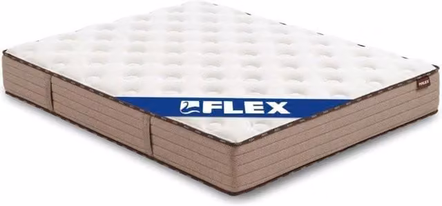 Colchón de muelles ensacados Flex Vanguard Pocket Flex en color blanco con regulación de temperatura y materiales reciclados