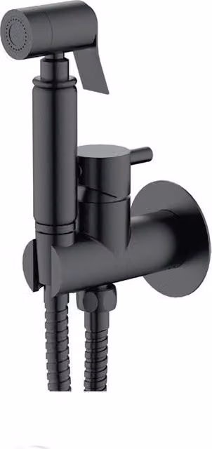 Monomando empotrado para ducha NOVAMIX modelo Iris en acabado negro mate de latón
