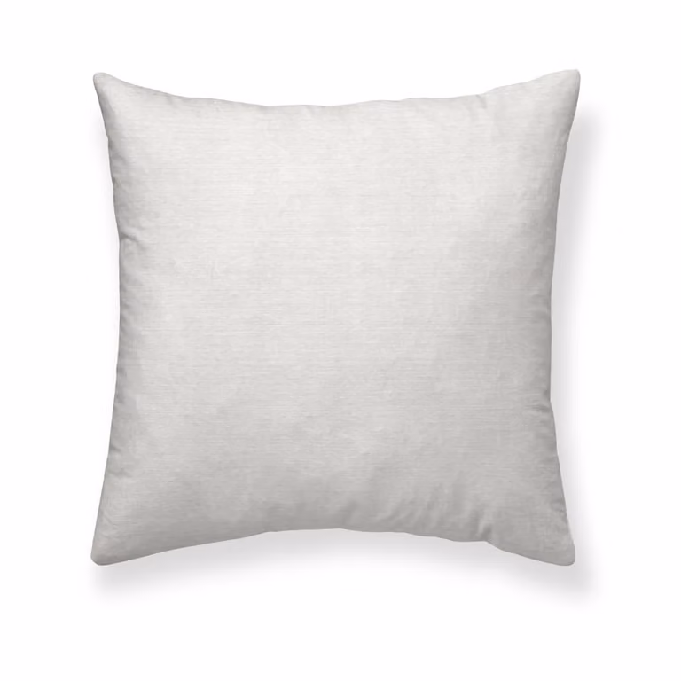 Funda de almohada Muare Home de poliéster con diseño de Navidad en multicolor, beige y blanco, 80x80 cm