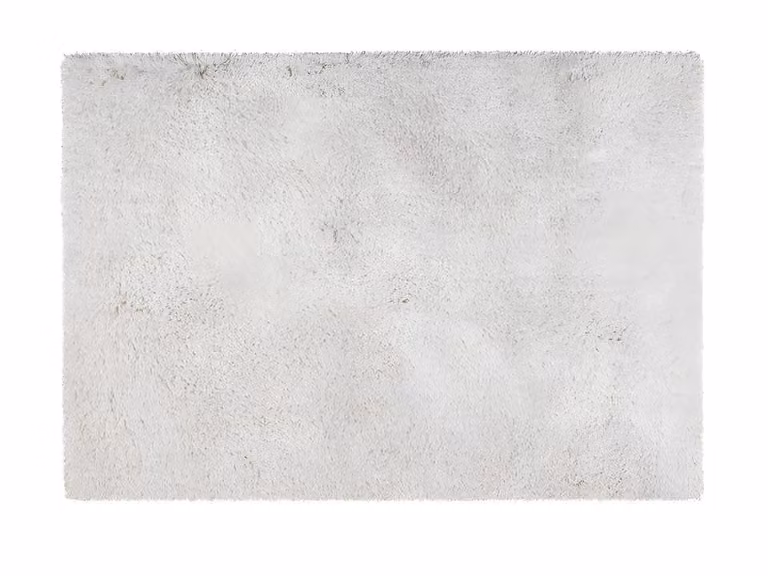 Alfombra de salón Vente-Unique blanca de pelo sintético lavable An/P/Al: 160 x 230 cm