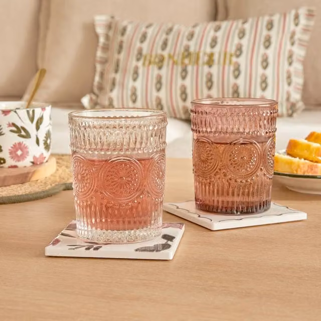 Lote de 6 vasos de agua transparentes de 305 ml Atmosphera Créateur d'Intérieur