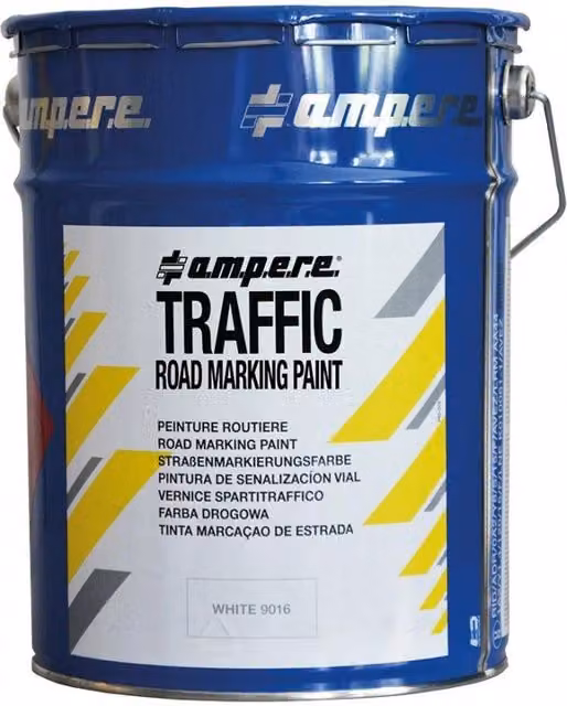Pintura para señalización vial Ampere de color blanco en bote de 5 kg