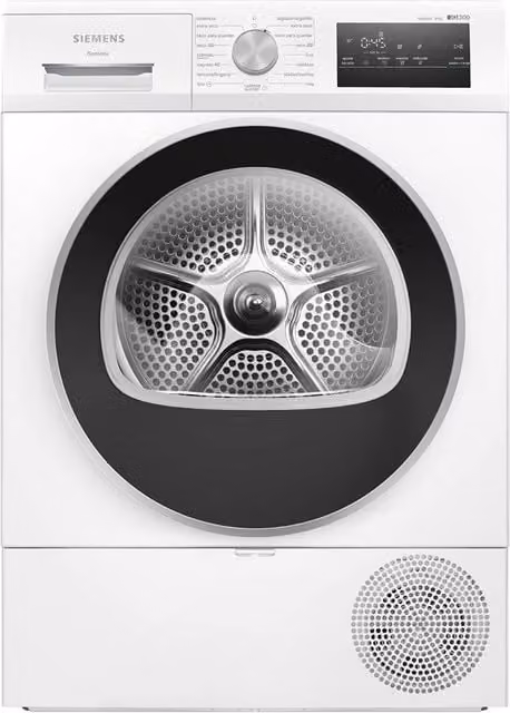 Secadora Siemens WT45HV00ES con bomba de calor de 8 kg, color blanco