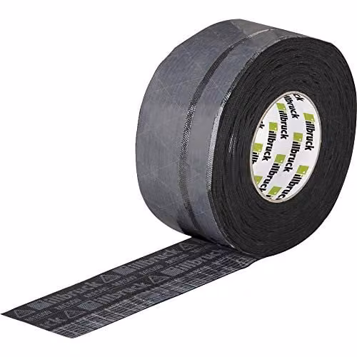 Ventana de malla autoadhesiva Illbruck Twin activo VV EW 140 color negro, Longitud: 25 m
