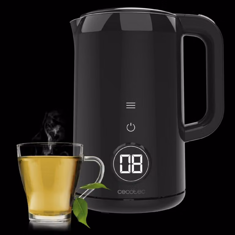 Cecotec Thermosense 600 Touch Neo, freidora de aire con pantalla táctil y acabado en acero inoxidable color negro
