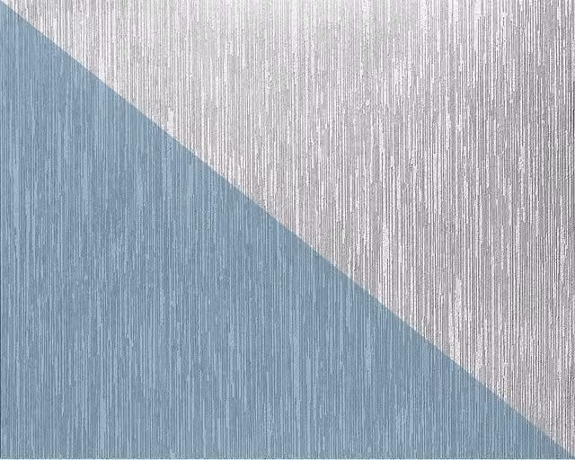Papel pintado no tejido Edem blanco con textura de rayas, pintable y de estilo minimalista, 26,50 m2