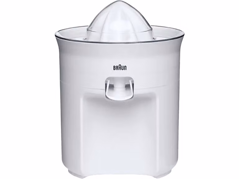 Exprimidor eléctrico de cítricos Braun Tribute Collection CJ 3050WH, 60 W, capacidad 1,75 l, blanco
