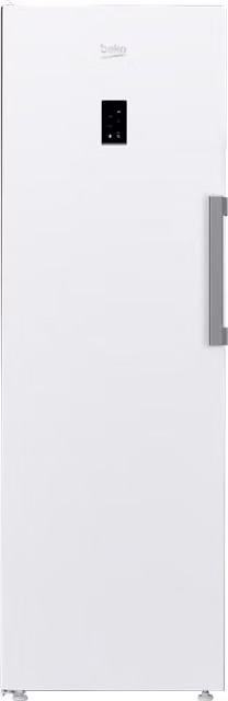Congelador vertical Beko B3RFNE314W No Frost de 286 l en color blanco con puerta reversible y clase energética E