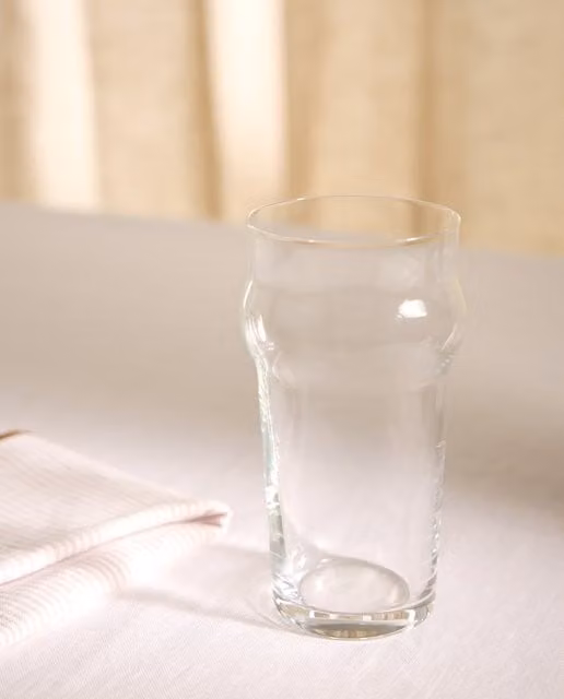 Juego de 4 vasos de pinta Gante de El Corte Inglés en color transparente