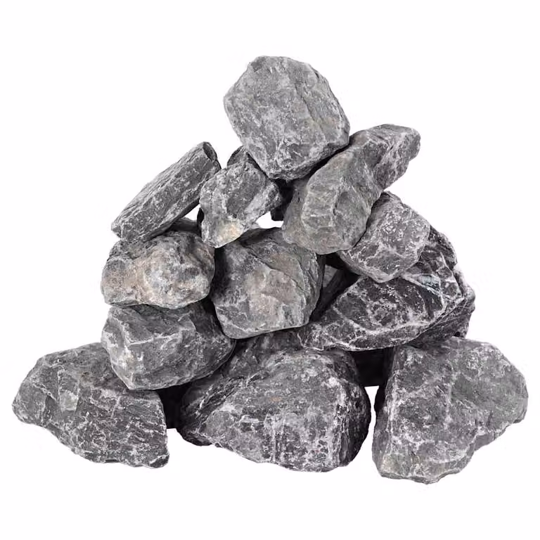 Piedras para calefacción de sauna finlandesa vidaXL, 15 kg, gris y azul