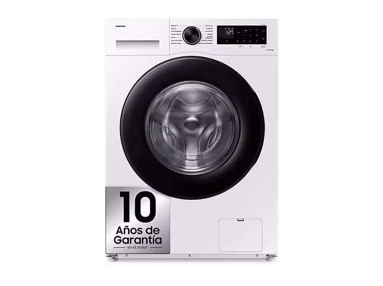 Lavadora de carga frontal Samsung de 11 kg, 1400 rpm, con control por App y Smart Home, color blanco