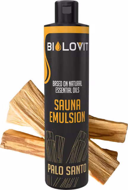 Emulsión de sauna de palo santo Bilovit de 250 ml