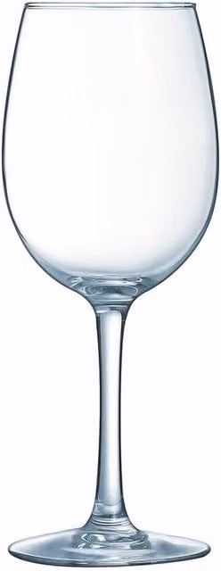Set de 6 copas de vino Arcoroc de vidrio transparente de 360 ml