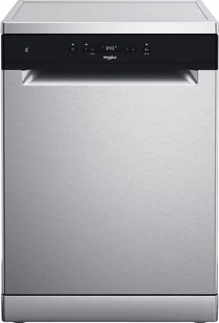 Lavavajillas Whirlpool W2F HD624 X de 14 servicios, 9 programas y función de inicio diferido, color plata, An/P/Al: 60 x 59 x 85 cm