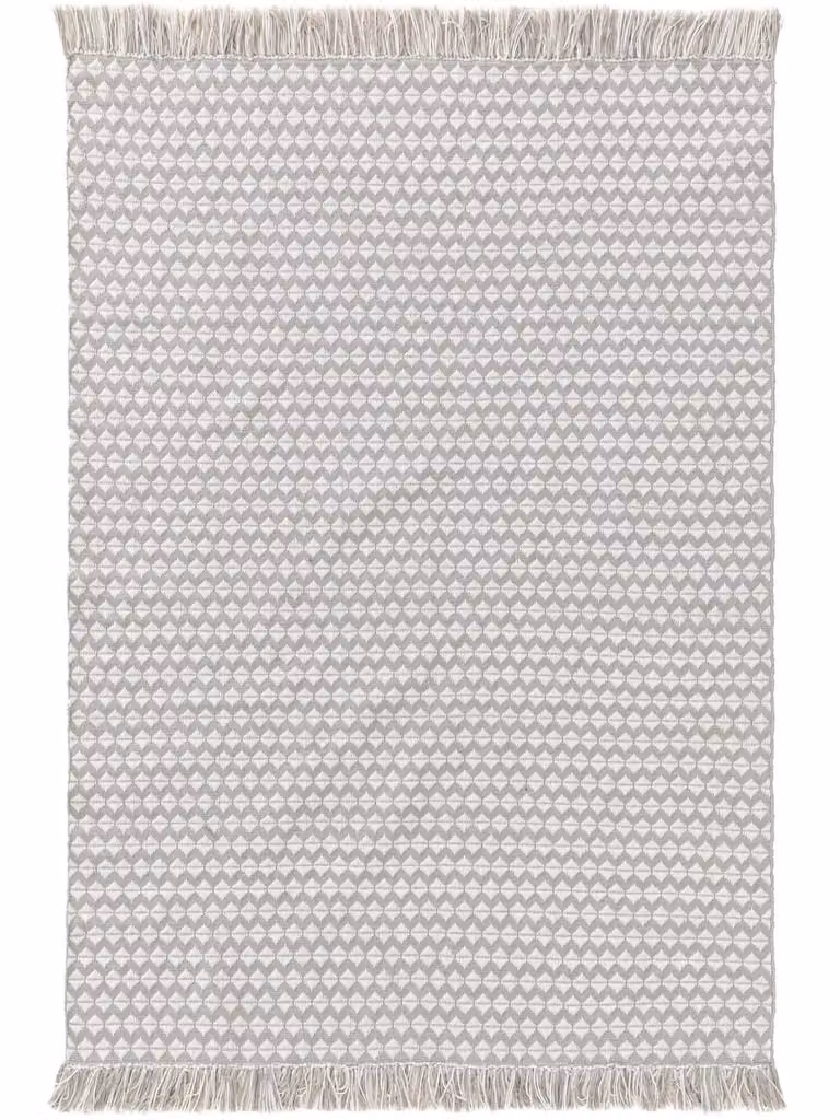 Alfombra Benuta de material reciclado gris con diseño geométrico An/P: 160 x 230 cm