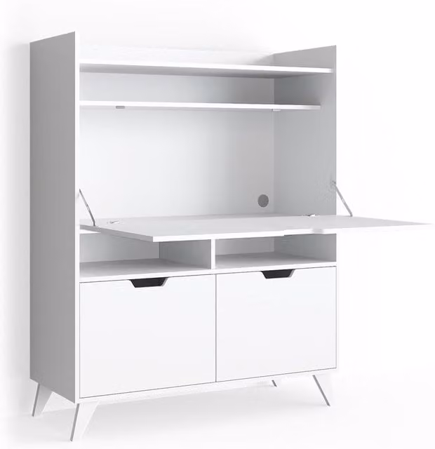 Escritorio secretario Vicco Berdi blanco An/P/Al: 110 x 45 x 76 cm
