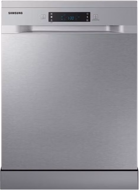 Lavavajillas independiente Samsung dw60cg550fsret color plata con capacidad para 14 cubiertos, An/P/Al: 59,8 x 60,0 x 84,5 cm