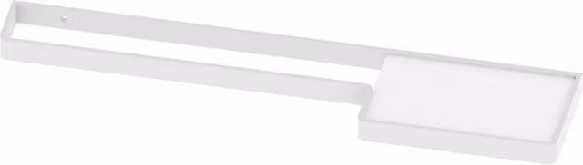 Toallero de barra Turín Beltrán de metal blanco para pared