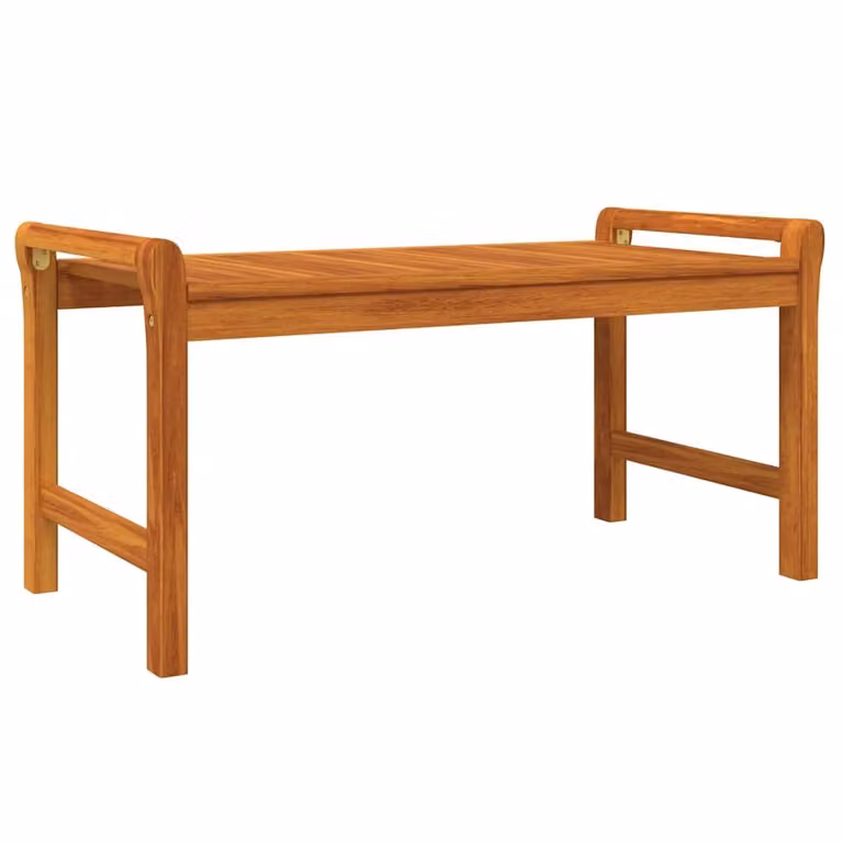 vidaXL Mesa de centro moderna de madera de acacia marrón, rectangular, An/P/Al: 100 x 50 x 50 cm