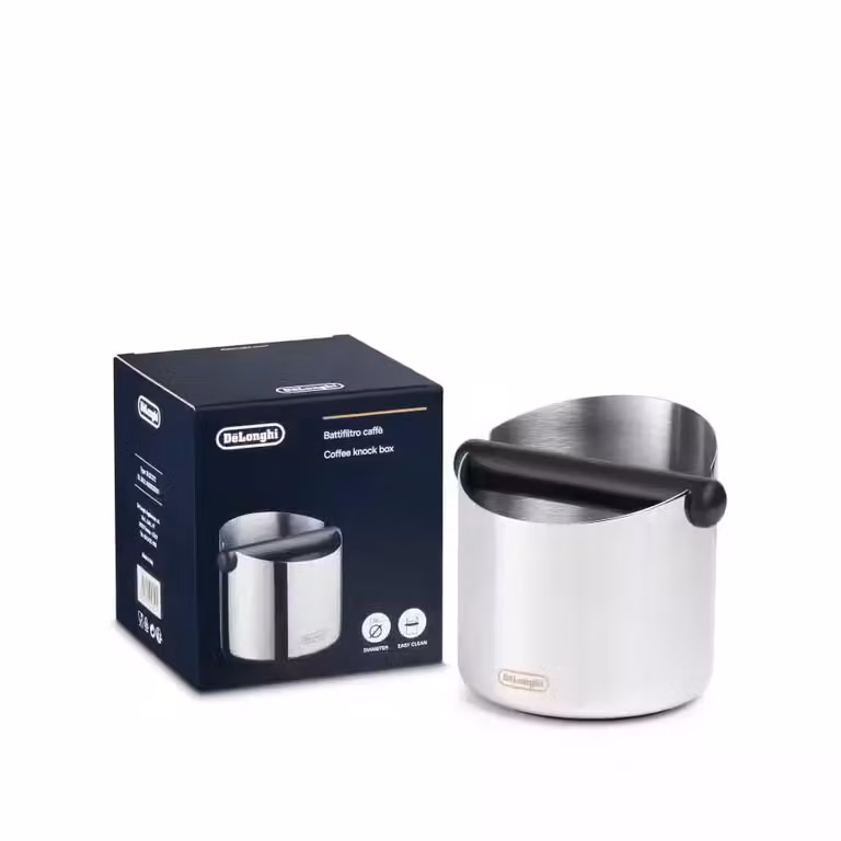 Depósito para posos de café De'Longhi DLSC072 en acero inoxidable color plata