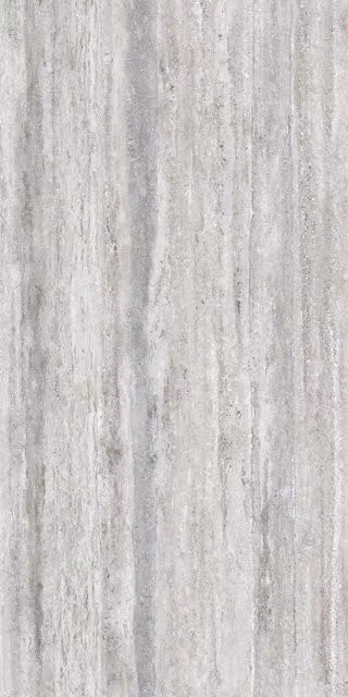 Gres porcelánico SO-TILES efecto mármol travertino venato gris antideslizante para pared y terraza An/P: 60 x 120 cm