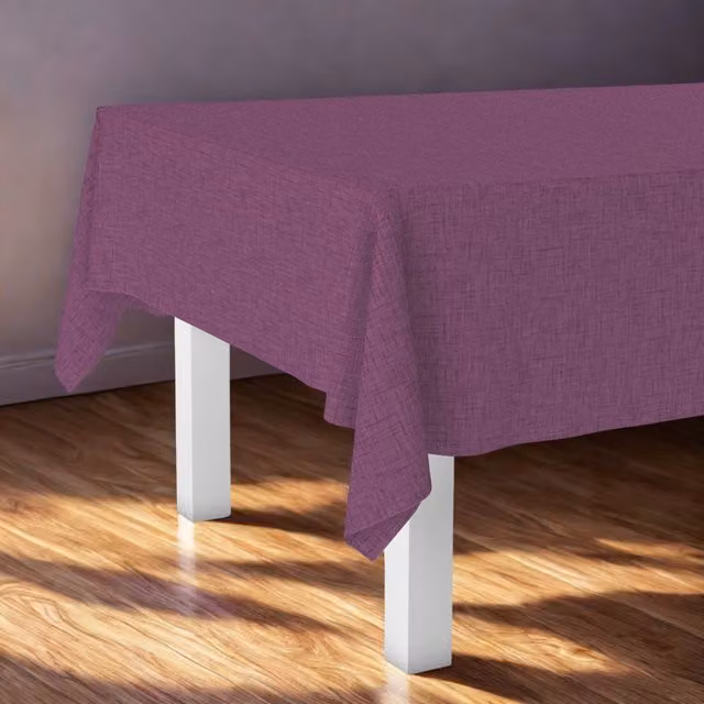 Mantel antimanchas y repelente al agua Donegal Collections Levante Cardenal Rosa y Púrpura An/An: 140 x 140 cm