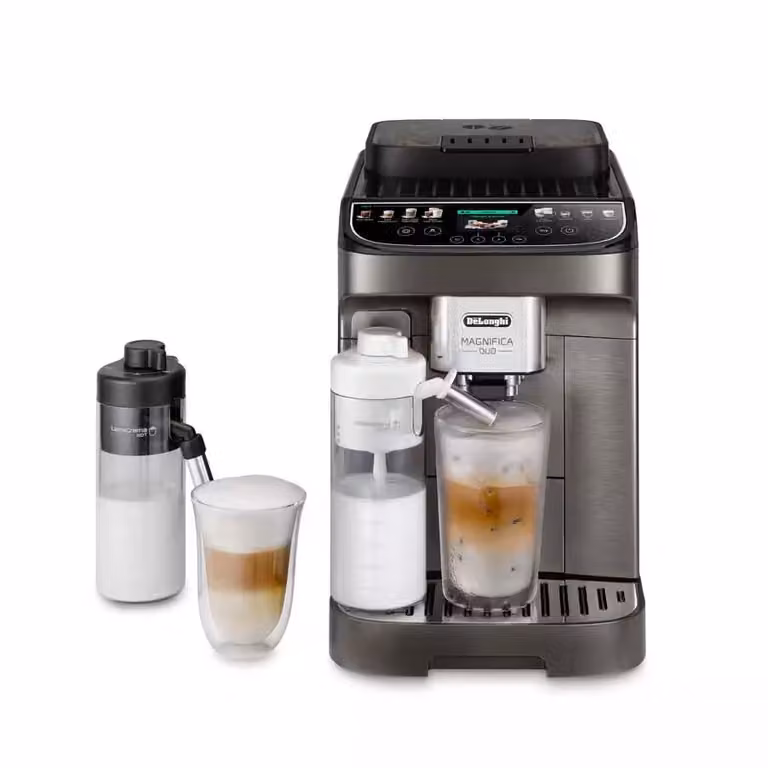 Cafetera automática De'Longhi Magnifica Duo ECAM330.80.TXB con función cold brew en color gris