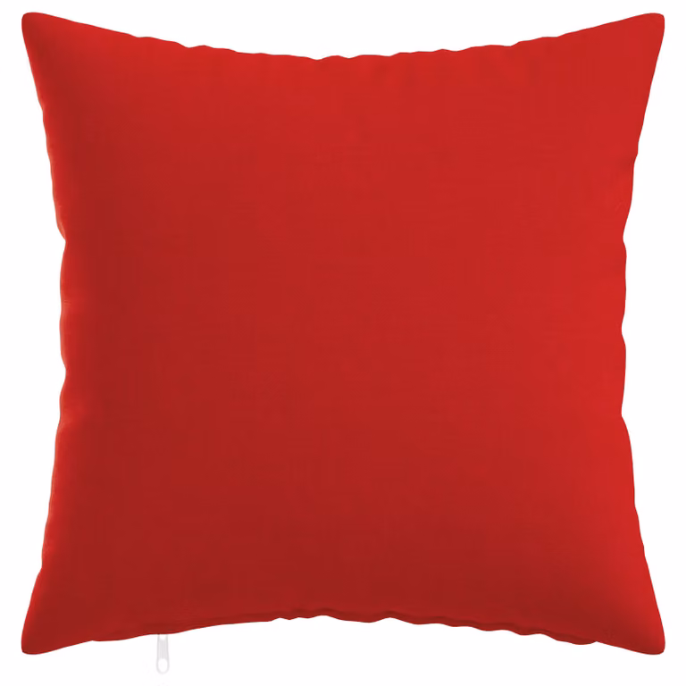 Set de 2 fundas de almohada vidaXL HEERLEN de color rojo, An/P/Al: 45 x 45 x 45 cm