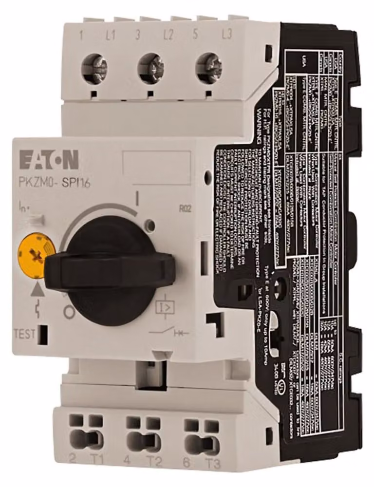 Interruptor de protección de motor Eaton PKZM0-0,25-SPI16 de 0,06 kW en color gris