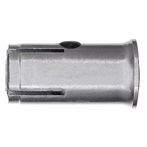 Taco metálico de golpe EA II Fischer M10x25 de acero cincado color plata, paquete de 50 unidades