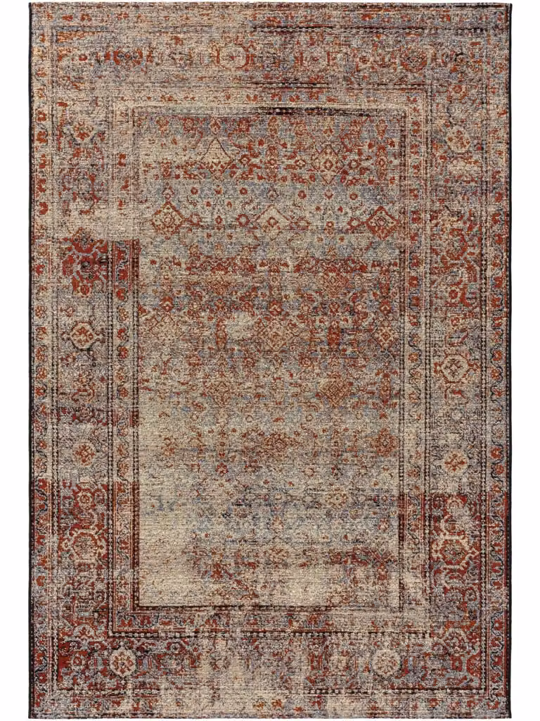 Alfombra multicolor Benuta estilo kilim para interior y exterior An/P: 200 x 285 cm