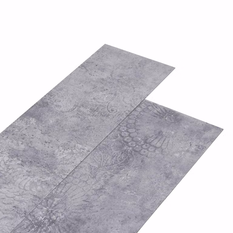 Tableros de suelo autoadhesivos vidaXL con efecto piedra en color gris, 5,02 m² (36 unidades) de PVC