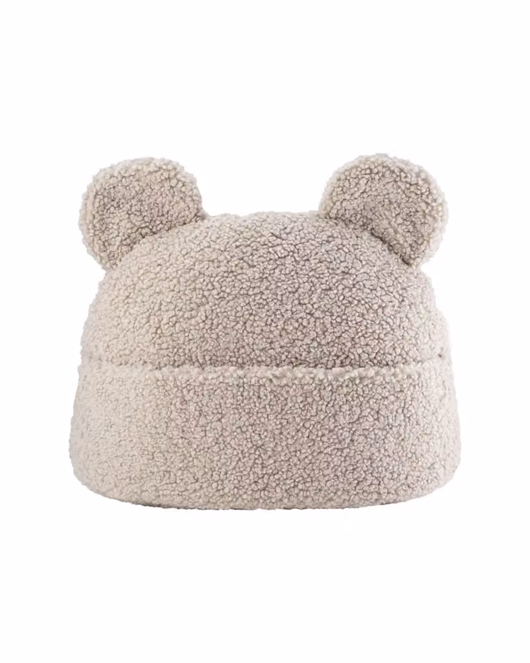 Bolsa teddy infantil Wigiwama de tejido bouclé beige galleta An/P/Al: 42 x 40 x 22 cm