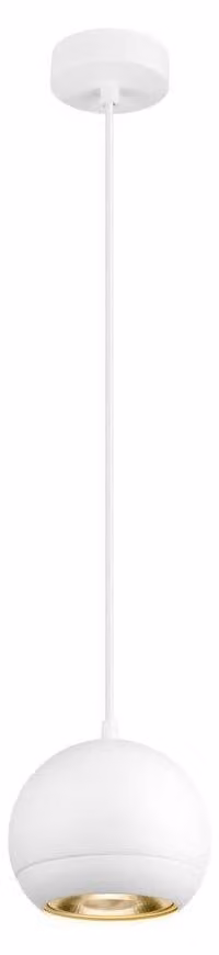 Lámpara colgante SLV LIGHT EYE 150 en blanco mate con casquillo GU10 y cable de 150 cm
